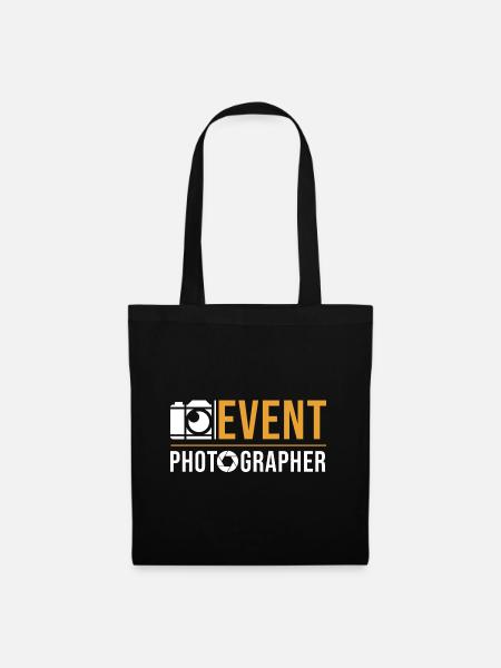 Photography Camera Lens Event - Stoffbeutel - Schwarz