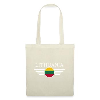 T-shirt Lituanie : Tradition, Nature, Ambre - Sac en tissu - nature - Devant