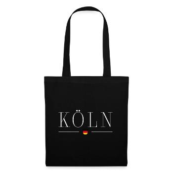 Cologne, Allemagne T-shirt élégance - Sac en tissu - noir - Devant