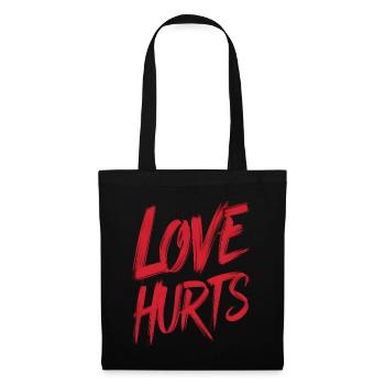 L’amour fait mal - Sac en tissu - noir - Dos