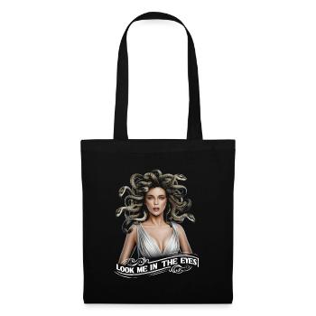Méduse / Regarde-moi dans les yeux - Sac en tissu - noir - Dos