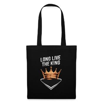 long live the king with a crown - Tote Bag - black - Back