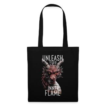 Dragon libère votre flamme intérieure - Sac en tissu - noir - Dos
