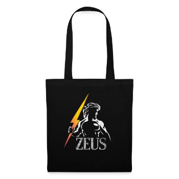 Zeus Gott griechische Mythologie - Stoffbeutel - Schwarz - Hinten