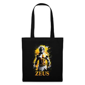 Zeus Dieu, mythologie grecque - Sac en tissu - noir - Dos