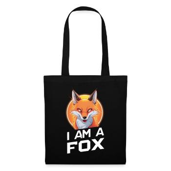 I am a fox - Tote Bag - black - Back