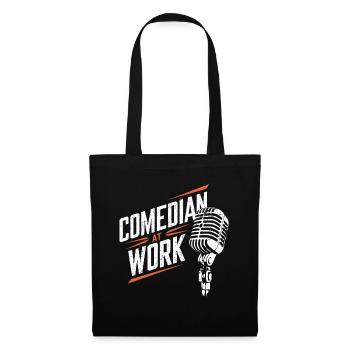 Comedian at work Microphone Stand up comedy - Tote Bag - black - Back