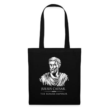 Statue de Jules César, l’empereur romain - Sac en tissu - noir - Dos