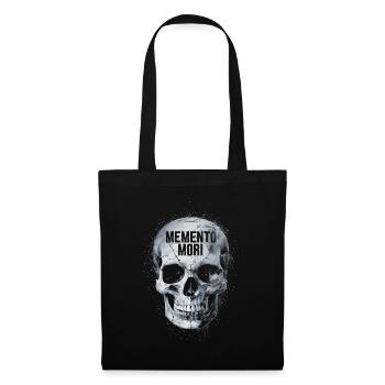 Crâne Memento mori - Sac en tissu - noir - Dos