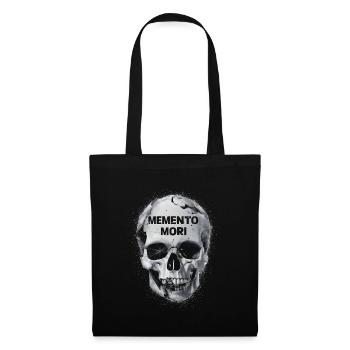 Crâne Memento mori - Sac en tissu - noir - Dos