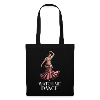 Danseuse orientale regarde-moi danser - Sac en tissu - noir - Dos