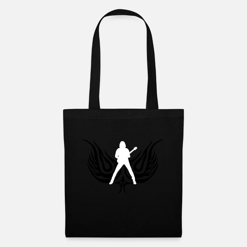 guitarist - Tote Bag - black