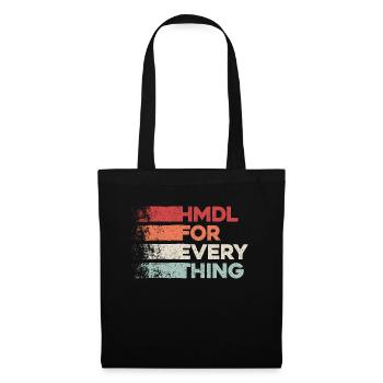 HMDL for Evth - Alhamdulillah for everything - Tote Bag - black - Back