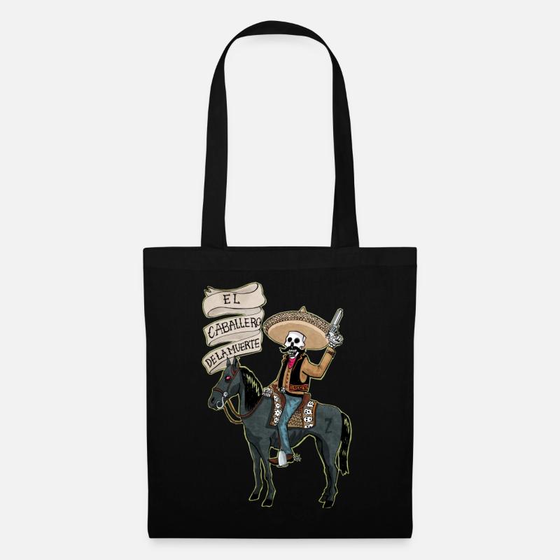 El Caballero de la muerte - Stoffbeutel - Schwarz