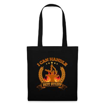 Forgeron Je peux gérer l’idée cadeau de trucs chauds - Sac en tissu - noir - Dos