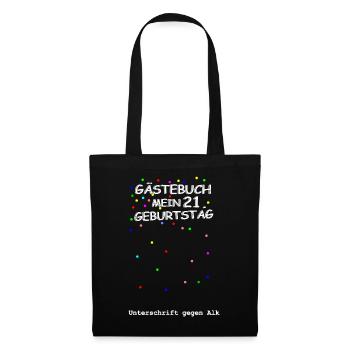 21st Birthday - Tote Bag - black - Back