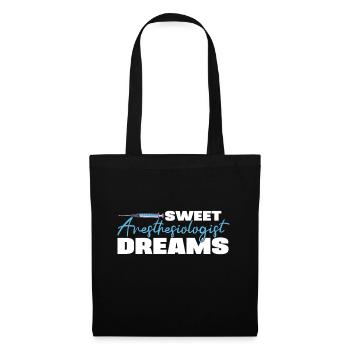 Sweet Anesthesiologist Dreams Nurse Anesthetist - Tote Bag - black - Back