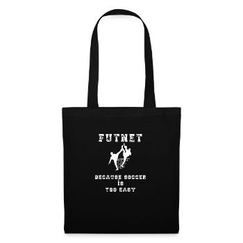 Futnet - parce que le football est trop facile - Sac en tissu - noir - Dos