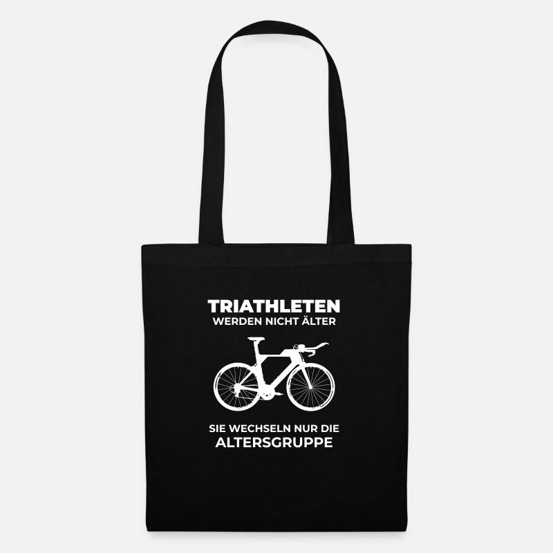 Triathleten - Stoffbeutel - Schwarz