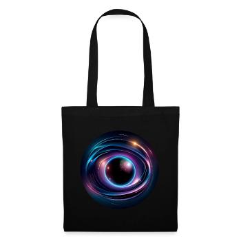 Black Hole by Cora.Art - Stoffbeutel - Schwarz - Hinten