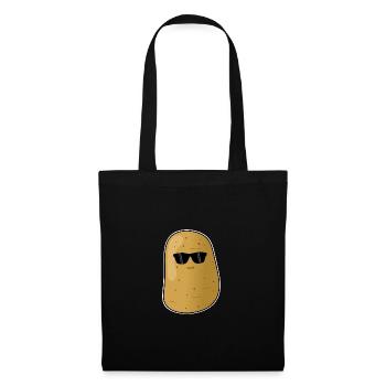Cool potato - Tote Bag - black - Back