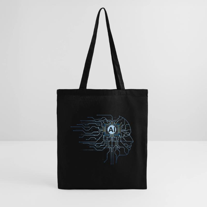 KI - Binary Code Künstliche Intelligenz Informatik Stoffbeutel