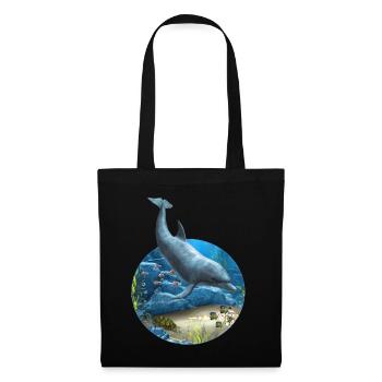 The World Of The Dolphin - Stoffbeutel - Schwarz - Hinten