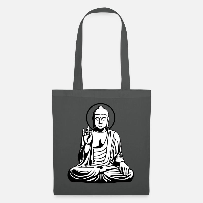 Young Buddha No.1_2c - Stoffbeutel - Graphite