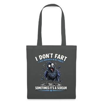 I Dont Fart - Stoffbeutel - Graphite - Vorne