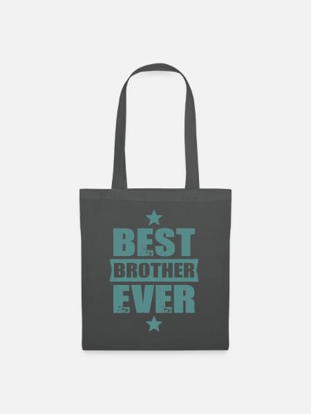Best Brother Ever - Stoffbeutel - Graphite
