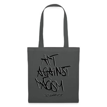 Art against Racism  - Stoffbeutel - Graphite - Vorne