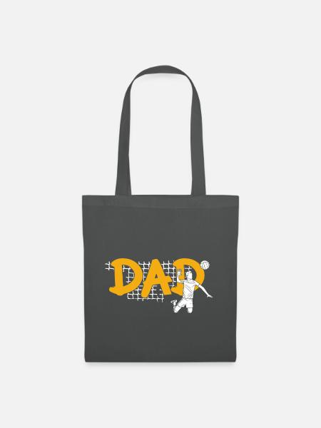 Dad Volleyball Spike - Stoffbeutel - Graphite