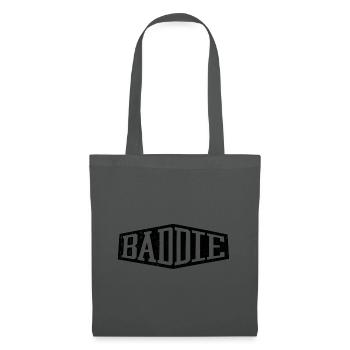 Baddie böses Mädchen - Stoffbeutel - Graphite - Vorne