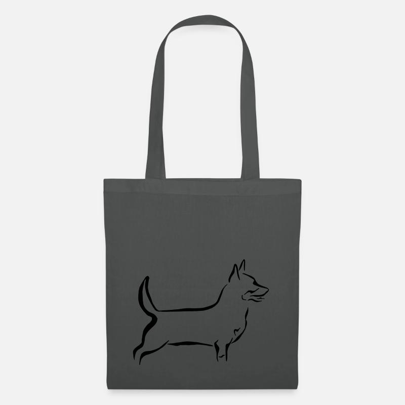 Lancashire Heeler - Stoffbeutel - Graphite