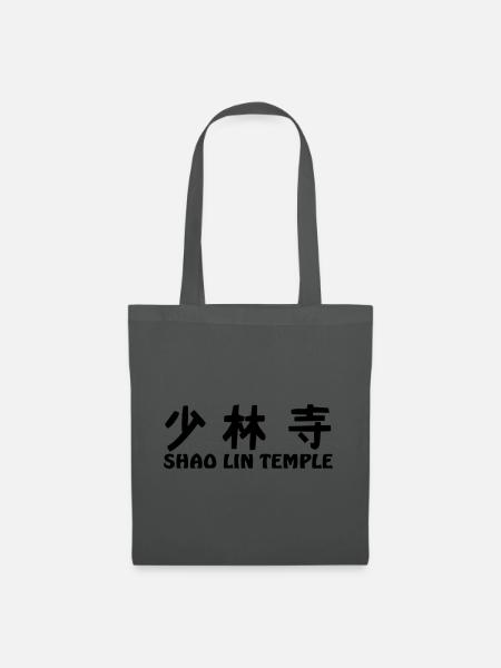 Shao Lin Tempel - Stoffbeutel - Graphite