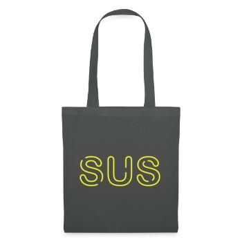Sus - Parole jeunesse - Sac en tissu - gris graphite - Devant