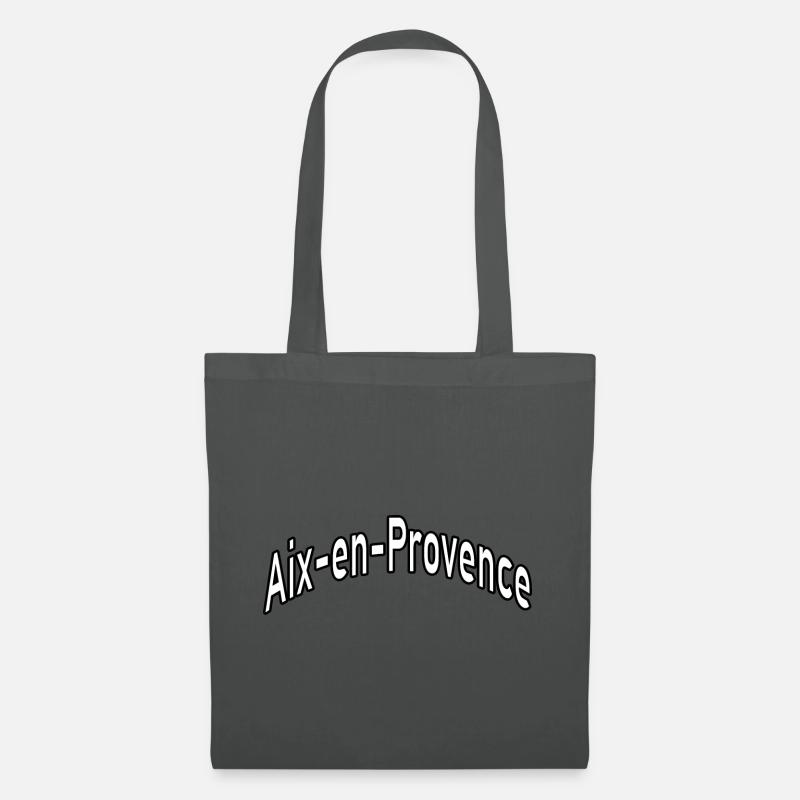 Aix en Provence - Stoffbeutel - Graphite