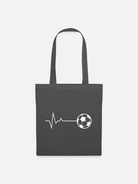fussball puls - Stoffbeutel - Graphite