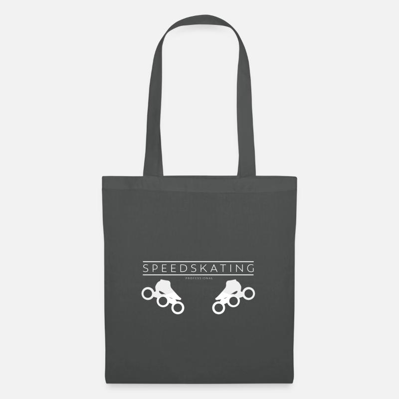 Speedskating White - Stoffbeutel - Graphite