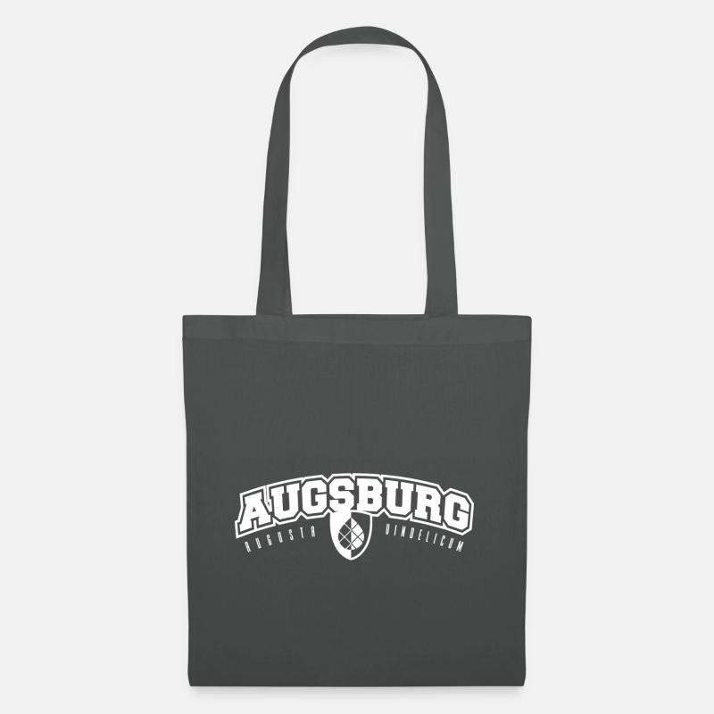 Augusta Vindelicum white - Stoffbeutel - Graphite