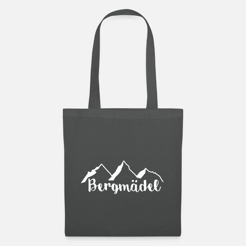 Bergmädel - Stoffbeutel - Graphite