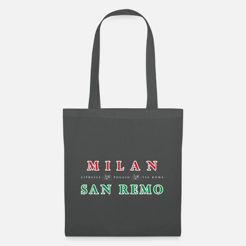 Mailand San Remo - Stoffbeutel - Graphite
