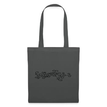 Bijoux d’ornement (Vectorgraphic) - Sac en tissu - gris graphite - Devant