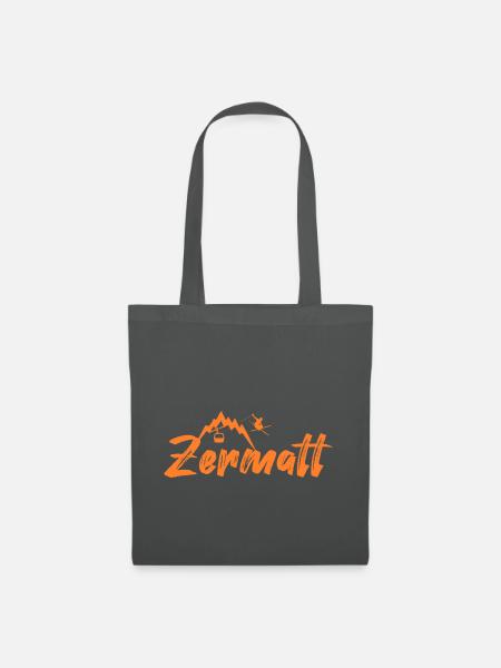 Zermatt - Stoffbeutel - Graphite