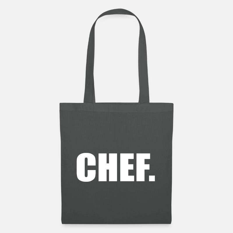 Chef Geschenk Bestseller selbstständig - Stoffbeutel - Graphite