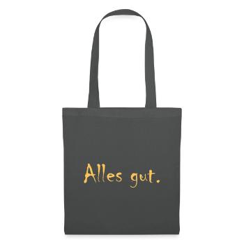 All good - Tote Bag - graphite grey - Front