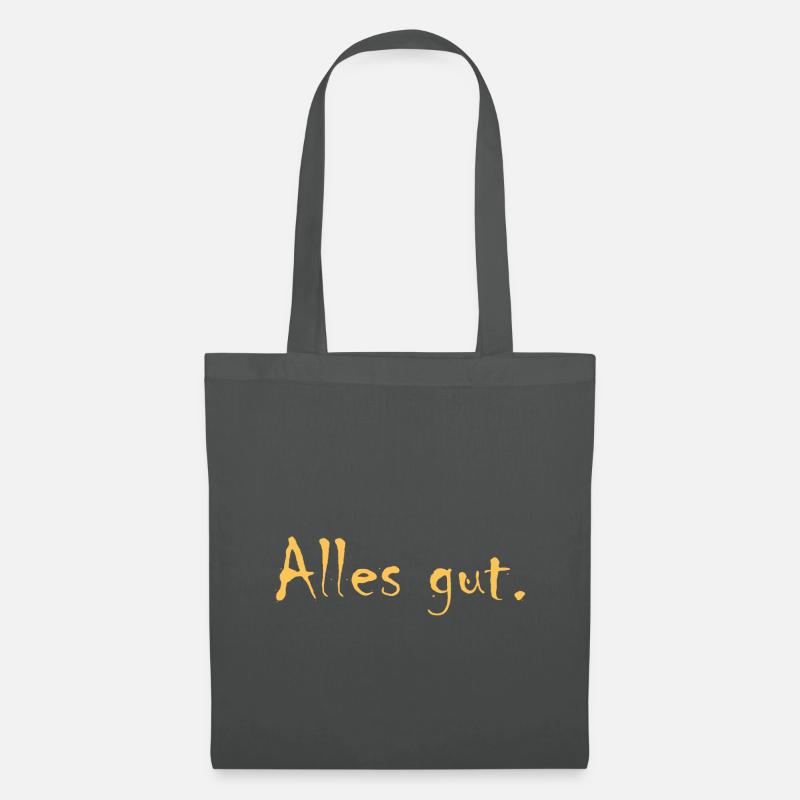 Alles gut - Stoffbeutel - Graphite