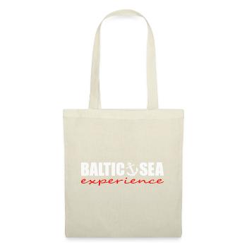 BALTIC SEA EXPERIENCE logo white / red anchor - Tote Bag - nature - Front