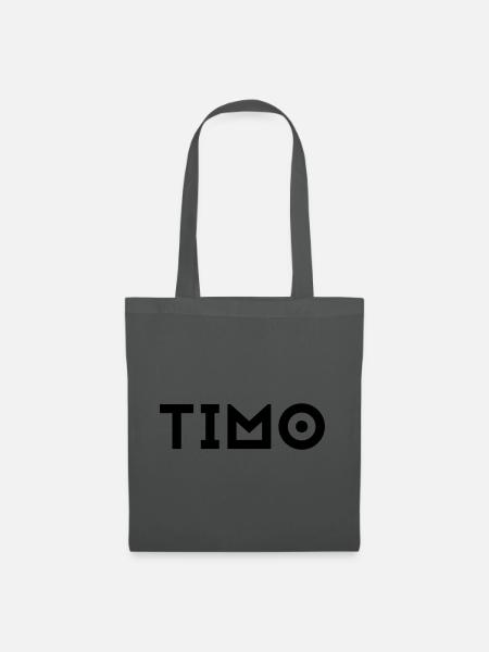 Vorname Timo - Stoffbeutel - Graphite