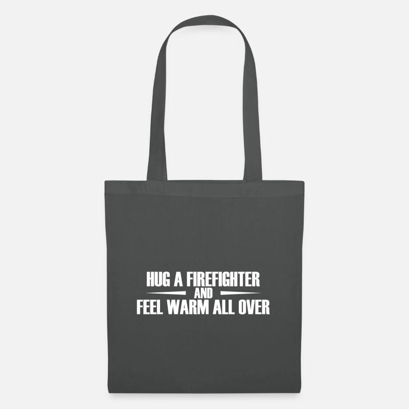 HUG A FIREFIGHTER - Stoffbeutel - Graphite